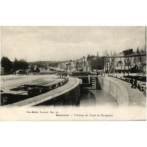 Beaucaire L'Ecluse du Canal de Navigation- Beaucaire, France Postcard